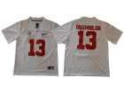 Alabama Crimson Tide #13 Tua Tagovailoa White 2018 Diamond Quest Limited Jersey