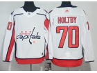 Adidas Washington Capitals #70 Braden Holtby White Hockey Jersey