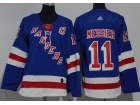 Adidas Youth New York Rangers #11 Mark Messier Blue Hockey Jersey