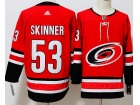 Adidas Carolina Hurricanes #53 Jeffrey Skinner Red Hockey Jersey