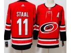 Adidas Carolina Hurricanes #11 Eric Stall Red Hockey Jersey