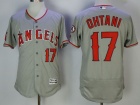 Los Angeles Angels #17 Shohei Ohtani Grey Flexbase Jerseys