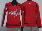 Adidas Women Washington Capitals Blank Red Hockey Jersey