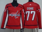 Adidas Women Washington Capitals #77 T.J. Oshie Red Hockey Jersey