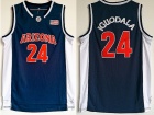 NCAA Arizona Wildcats #24 Andre Iguodala Black College Basketball Jersey