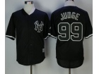 New York Yankees #99 Aaron Judge Black Fashion Cool Base Jersey