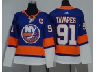 Adidas Women New York Islanders #91 John Tavares Blue Hockey Jersey