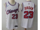 Nike Chicago Bulls #23 Michael Jordan White City Swingman Jersey