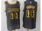 Nike Los Angeles Lakers #14 Brandon Ingram Black City Swingman Jersey