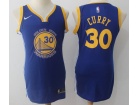 Nike Women Golden State Warriors #30 Stephen Curry Blue Swingman Jersey