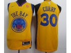 Nike Golden State Warriors #30 Stephen Curry Yellow City Jersey