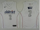 Nike Washington Wizards #2 John Wall White City Swingman Basketball Jersey