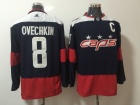 Adidas Washington Capitals #8 Alexander Ovechkin Blue Stadium Hockey Jersey