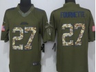 Jacksonville Jaguars #27 Leonard Fournette Green Salute to Service Limited Jerseys