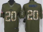 Jacksonville Jaguars #20 Jalen Ramsey Green Salute to Service Limited Jerseys