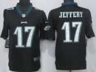 Philadelphia Eagles #17 Alshon Jeffery Black Mens Vapor Untouchable Limited Jersey