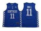 Kentucky Wildcats #11 John Wall Blue College Basketball Jersey