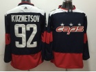 Adidas Washington Capitals #92 Evgeny Kuznetsov Blue Stadium Hockey Jersey