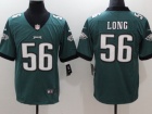 Philadelphia Eagles #56 Chris Long Green Mens Vapor Untouchable Limited Jersey