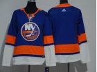 Adidas Women New York Islanders Blank Blue Hockey Jersey