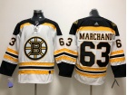 Boston Bruins #63 Brad Marchand White Hockey Jersey