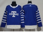 2017 New Toronto Maple Leafs Blank Blue Throwback Jersey