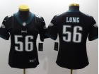 Women Philadelphia Eagles #56 Chris Long Black Vapor Untouchable Limited Jersey