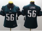 Women Philadelphia Eagles #56 Chris Long Green Vapor Untouchable Limited Jersey