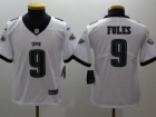 Youth Philadelphia Eagles #9 Nick Foles White Vapor Untouchable Limited Jersey