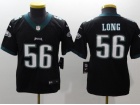 Youth Philadelphia Eagles #56 Chris Long Black Vapor Untouchable Limited Jersey