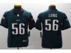 Youth Philadelphia Eagles #56 Chris Long Green Vapor Untouchable Limited Jersey