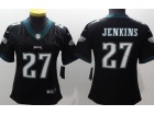 Women Philadelphia Eagles #27 Malcolm Jenkins Black Vapor Untouchable Limited Jersey