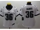 Women Philadelphia Eagles #36 Jay Ajayi White Vapor Untouchable Limited Jersey