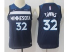 Nike Youth Minnesota Timberwolves #32 Anthony Towns Black Swingman Jersey