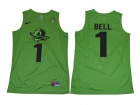 Oregon Ducks #1 Jordan Bell Fluorescent Green College Basketball Jersey