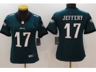 Women Philadelphia Eagles #17 Alshon Jeffery Green Vapor Untouchable Limited Jersey