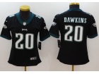 Women Philadelphia Eagles #20 Brian Dawkins Black Vapor Untouchable Limited Jersey