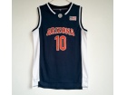 Arizona Wildcats #10 Mike Bibby Blue College Basketball Jersey