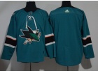 Adidas San Jose Sharks Blank Green Hockey Jersey