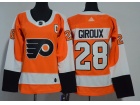 Women Adidas Philadelphia Flyers #28 Claude Giroux Orange Hockey Jersey