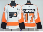 Women Adidas Philadelphia Flyers #17 Wayne Simmonds White Hockey Jersey