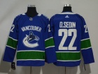 Adidas Vancouver Canucks Daniel Sedin Blue Hockey Jersey