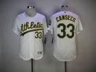 Oakland Athletics #33 Jose Canseco White Flexbase Baseball Jersey