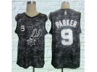 Nike San Antonio Spurs #9 Tony Parker Camo City Swingman Jersey