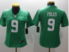 Philadelphia Eagles #9 Nick Foles Green Women Vapor Untouchable Limited Jersey