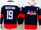 Adidas Youth Washington Capitals #19 Nicklas Backstrom Blue Stadium Hockey Jersey