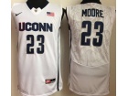 Uconn Huskies #23 Maya Moore White College Basketball Jersey