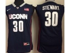 Uconn Huskies #30 Breanna Stewart Blue College Basketball Jersey