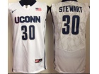 Uconn Huskies #30 Breanna Stewart White College Basketball Jersey