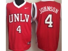 Nevada Las Vegas #4 Jeffrey Johnson Red College Basketball Jersey